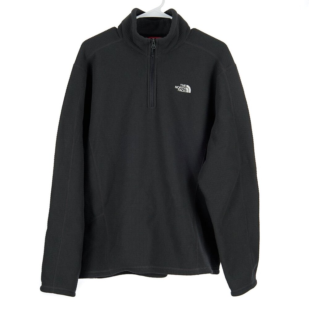 The North Face Dark Gray Full Zip Fleece Sweater Jacket Men's Large